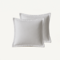 Cushion Cover (Set of 2)- Silver Grey