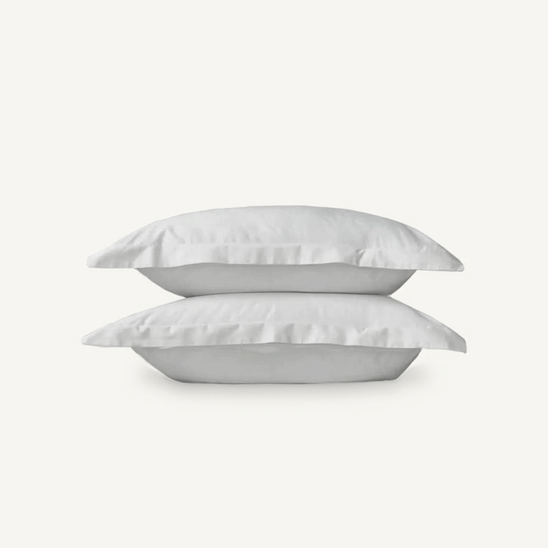 Pillow Cover (Set of 2)- Classic White