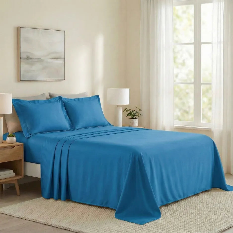 Summer Sheet Set (4 Pcs Set) - Eucalyptus