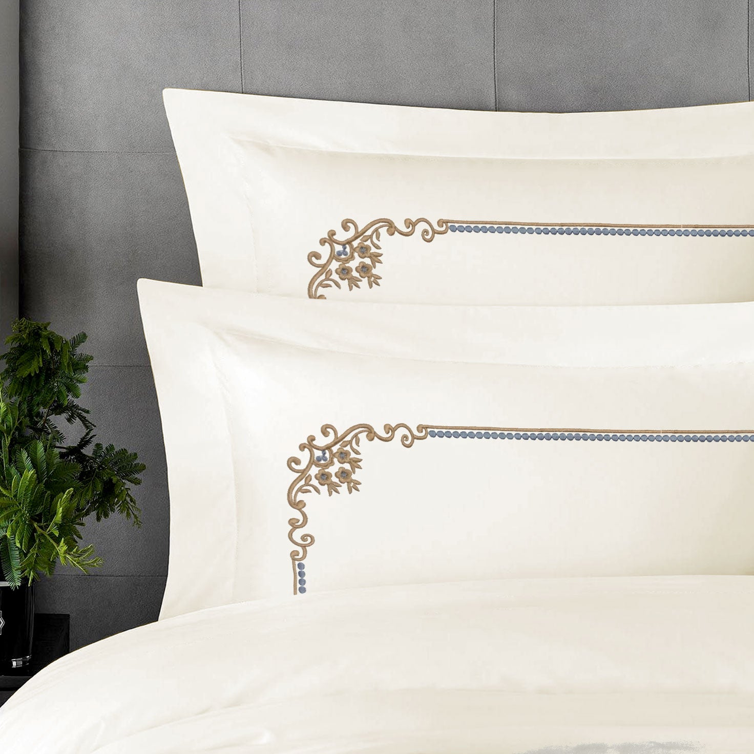 Quilt Cover - Victoria Embroidery