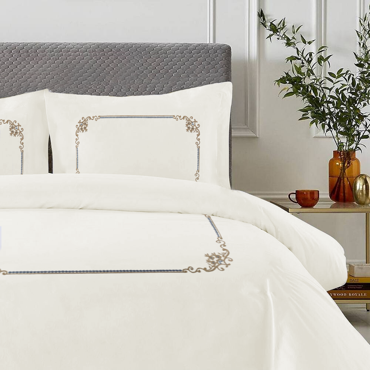 Winter Sheet Set (4 Pcs Set) - Victoria Embroidery