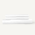 Pillow Cover + Fitted Sheet (3 Pcs Set) - Classic White