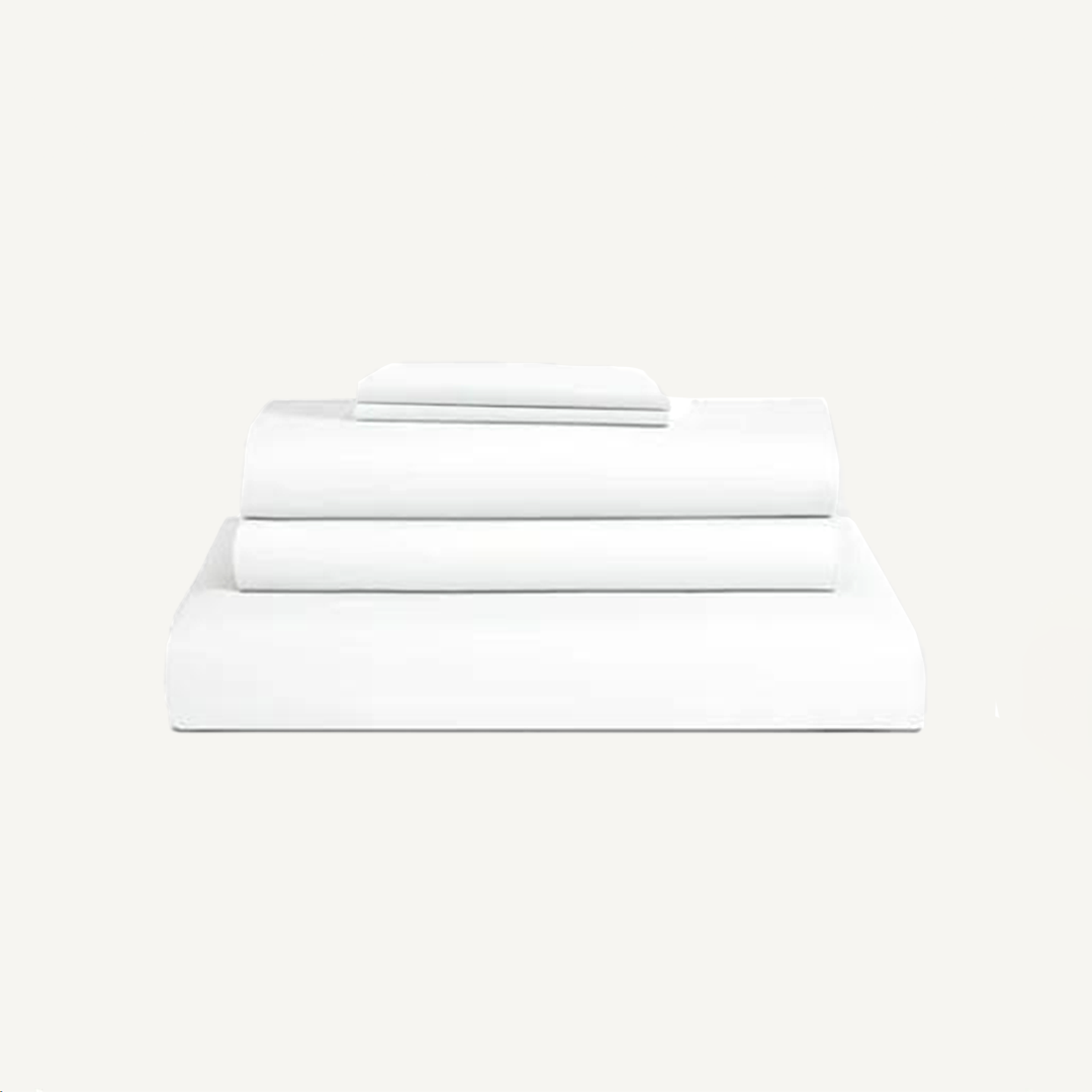 Summer Sheet Set (4 Pcs Set) - Classic White