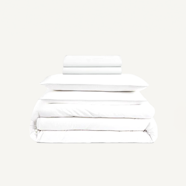 Winter Sheet Set (4 Pcs Set) - Classic White