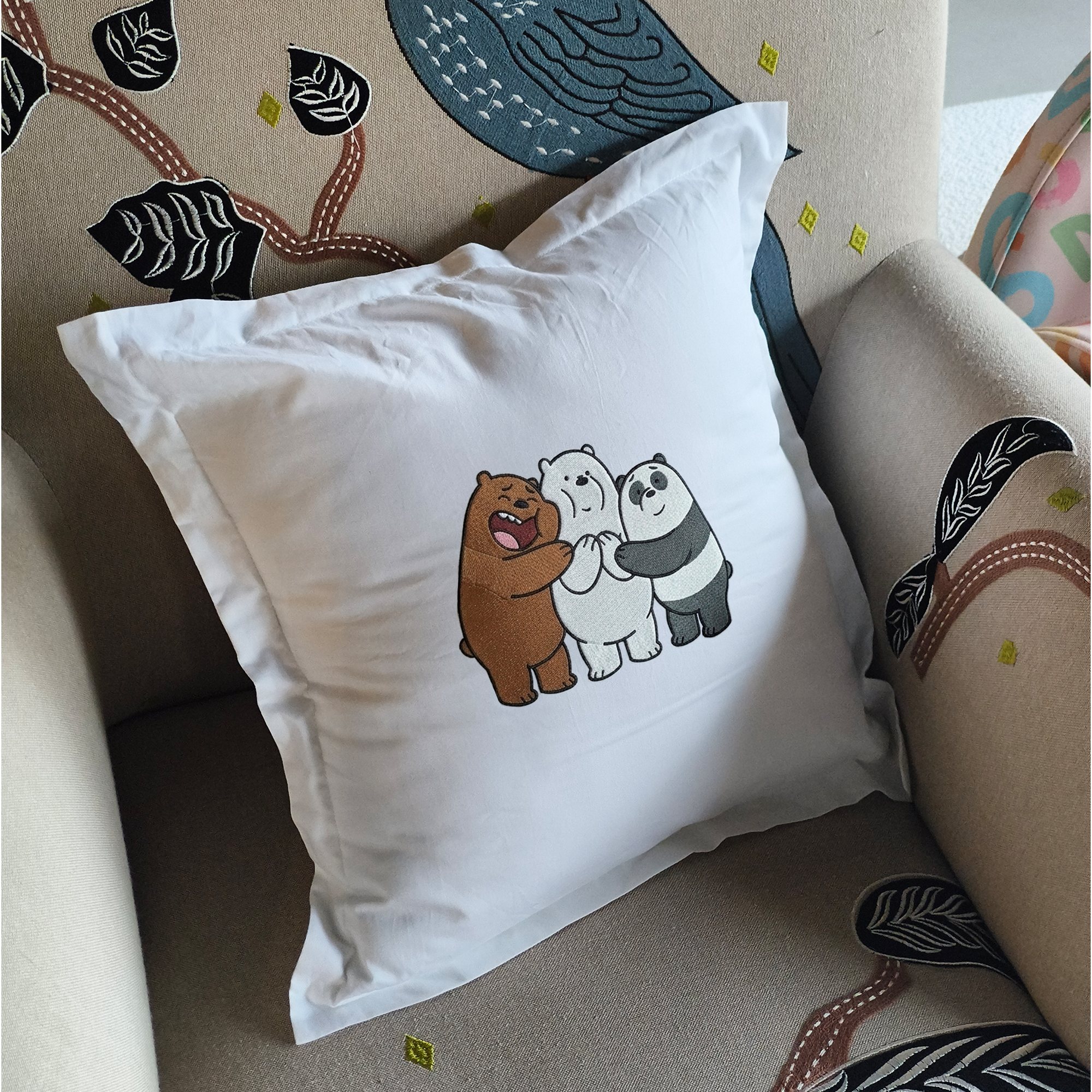 Cushion Cover | Gift | Bear friends