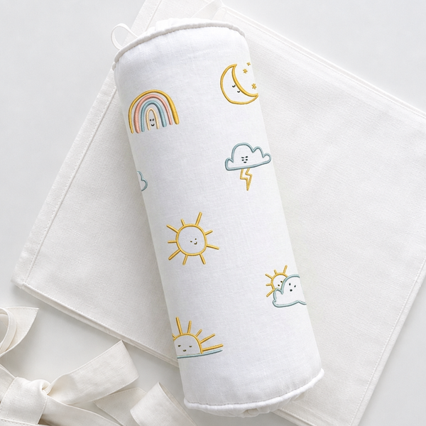 Baby Bolster Cover | Sunshine