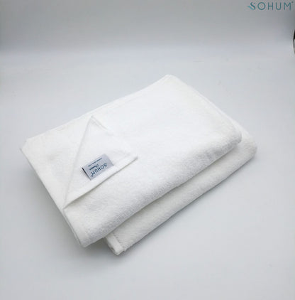 Sohum Cotton White Towel