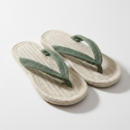 Sohum V Strap Cotton Braided Slippers