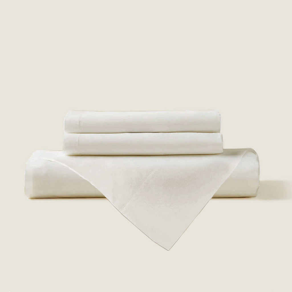 Flat Plain Bedsheet with Pillow Case