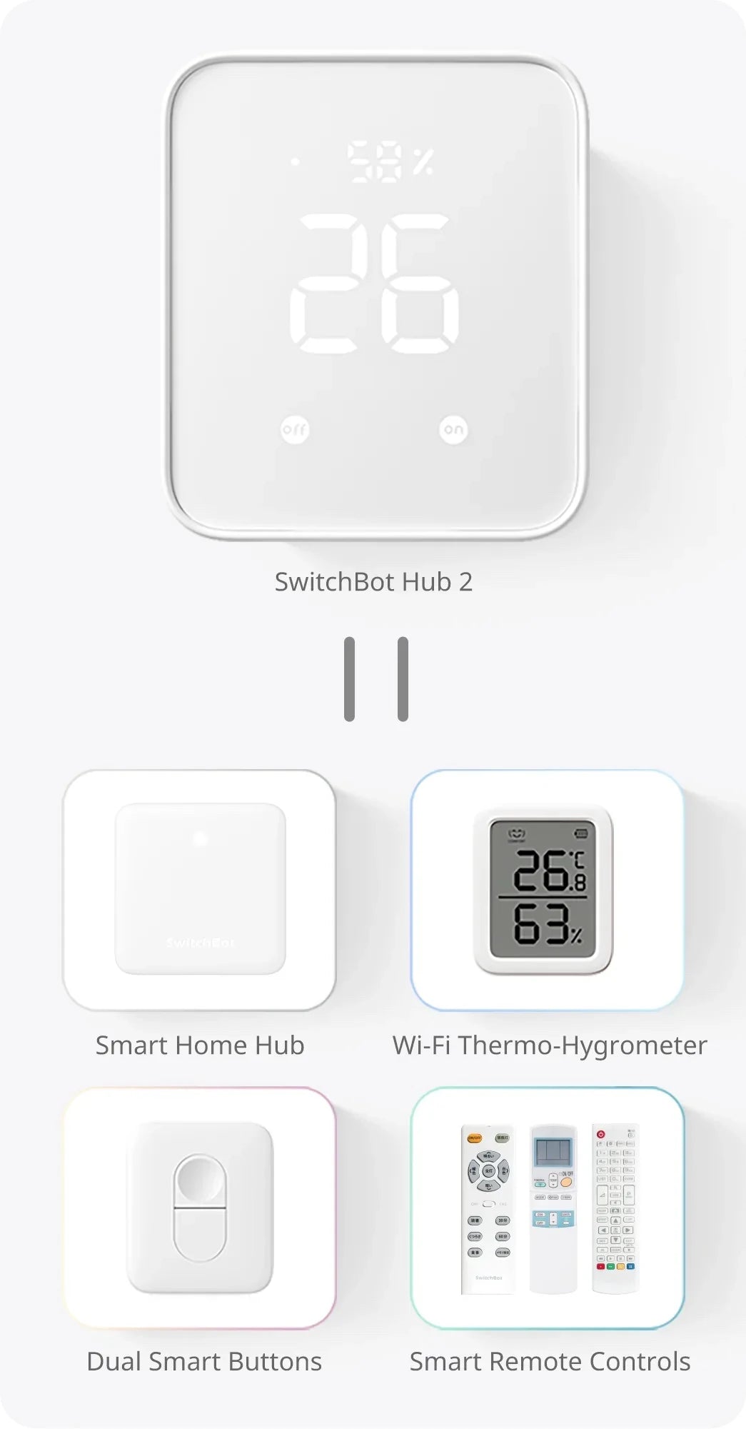 SwitchBot Hub 2 Matter-enabled smart home hub is also a temperature and  humidity sensor » Gadget Flow