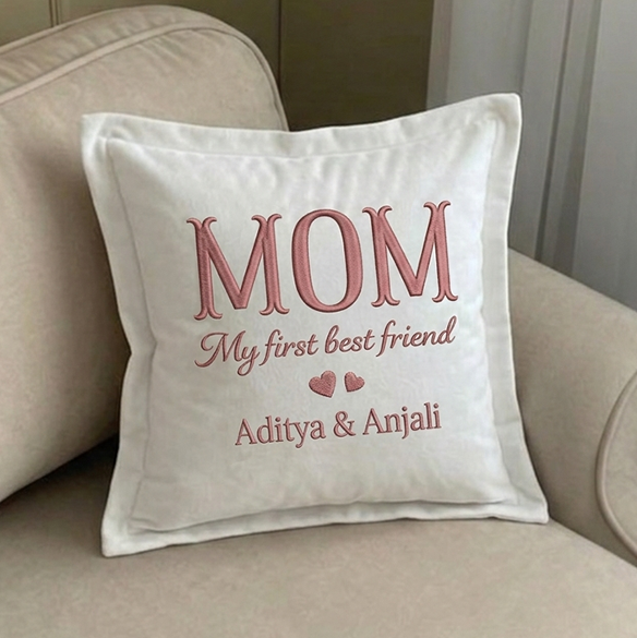 Cushion Cover with Customizable Names