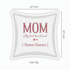 Cushion Cover with Customizable Names