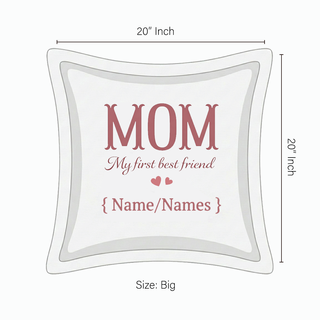 Cushion Cover with Customizable Names
