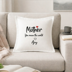 Cushion Cover with Customizable Names