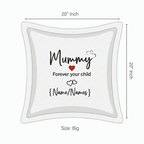 Cushion Cover with Customizable Names