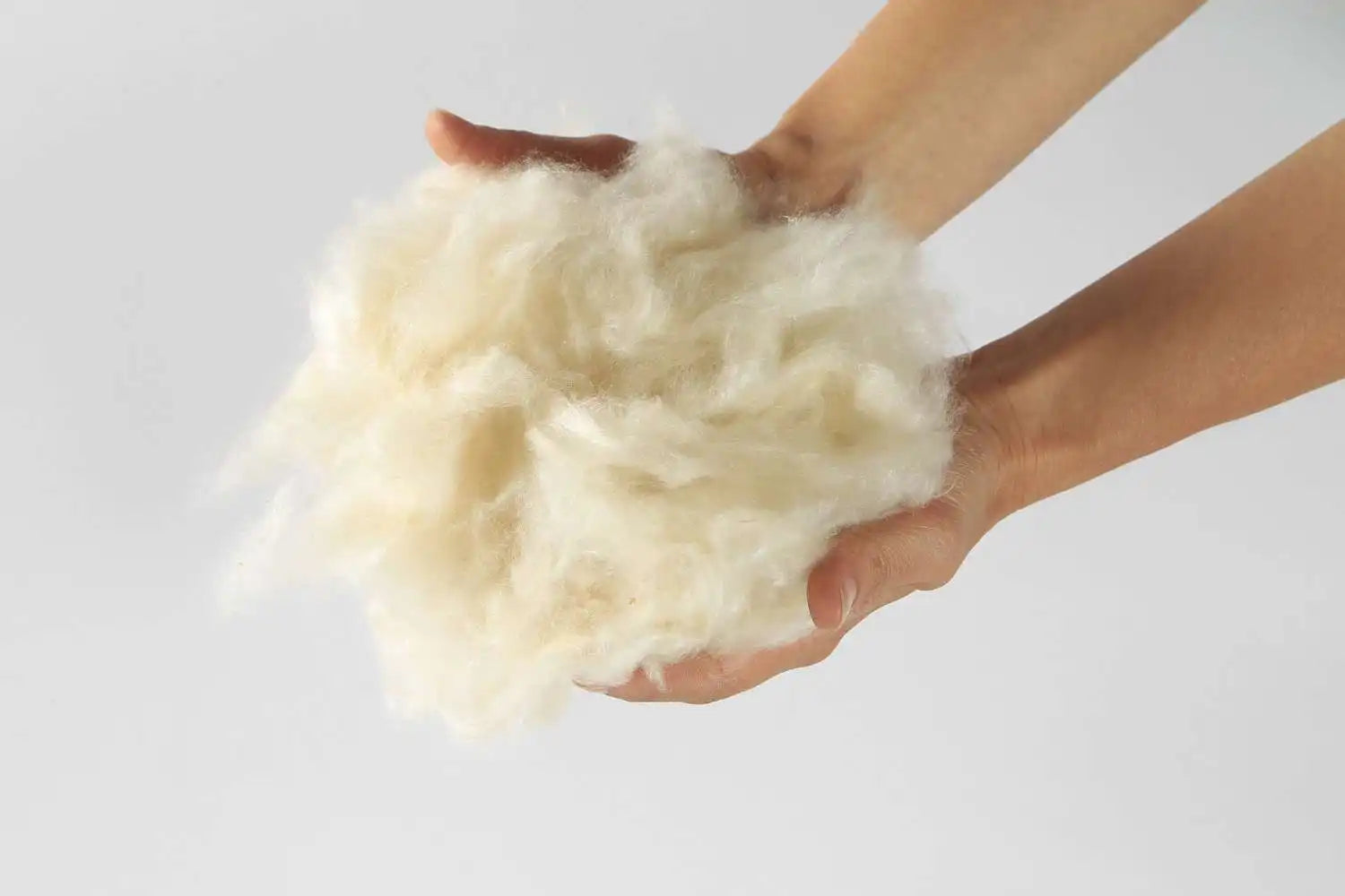 Natural kapok fiber used as plant-based pillow filling