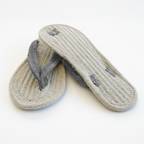 Sohum V Strap Cotton Braided Slippers
