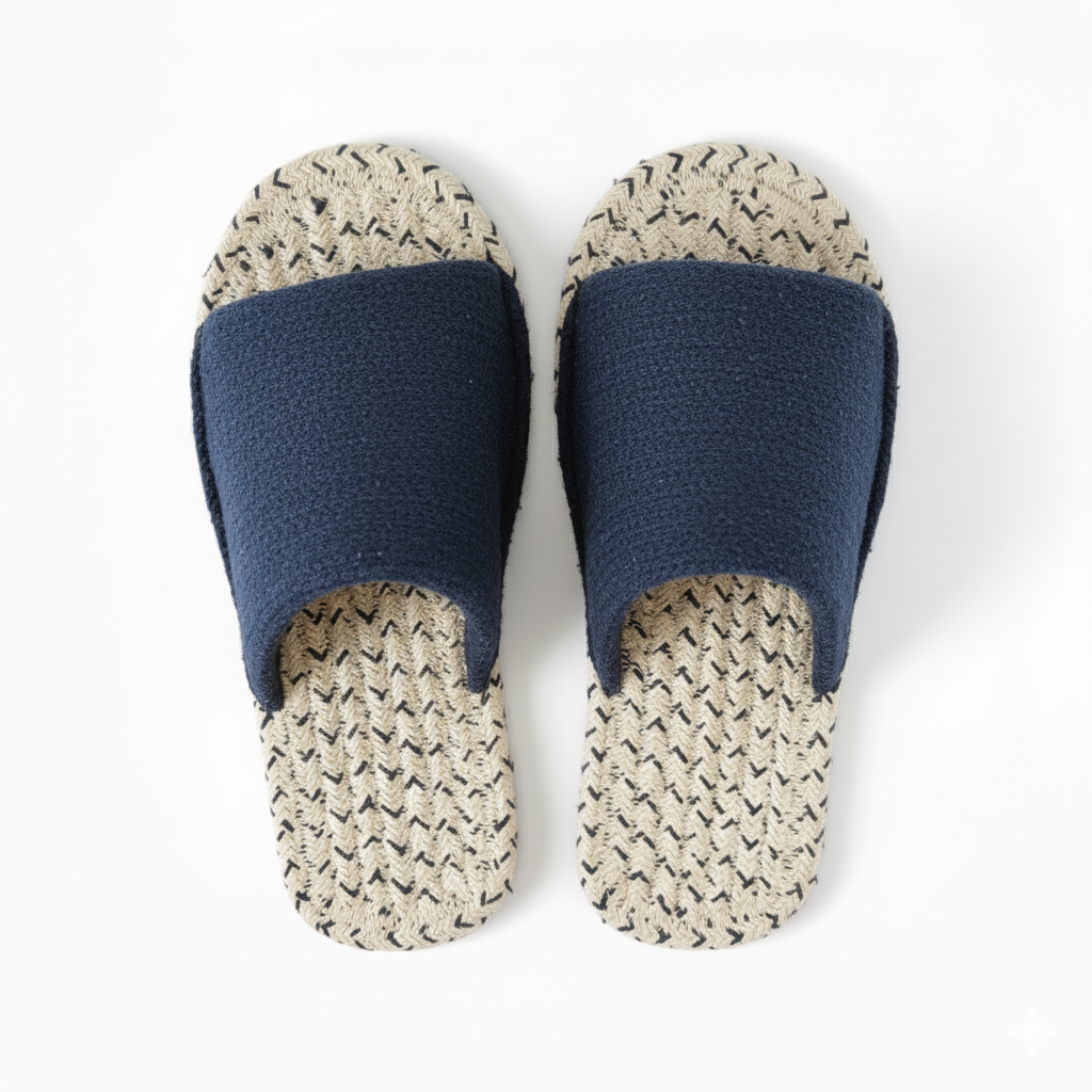 Sohum Open Toe Cotton Home Slippers