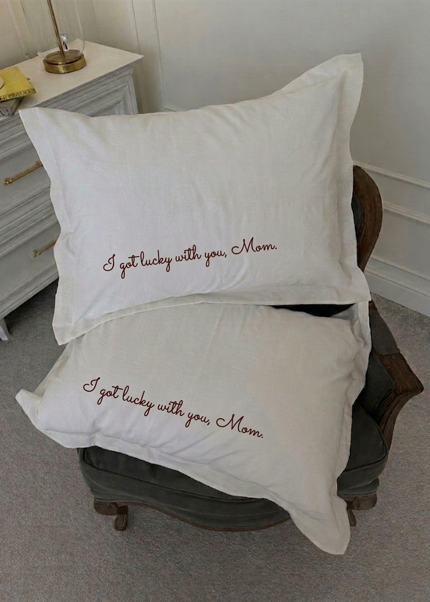 Pillow Cover (Set of 2)- Mothers Day Special | Customizable Message