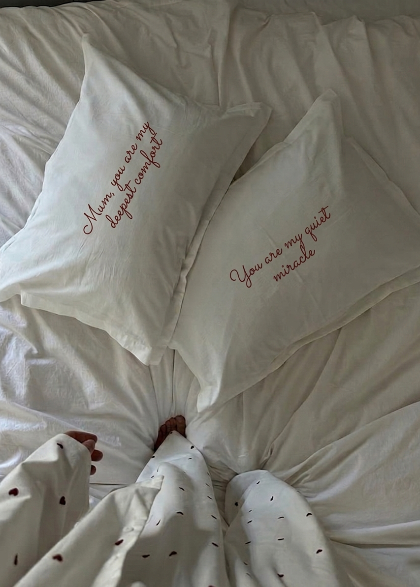 Pillow Cover (Set of 2)- Mothers Day Special | Customizable Message