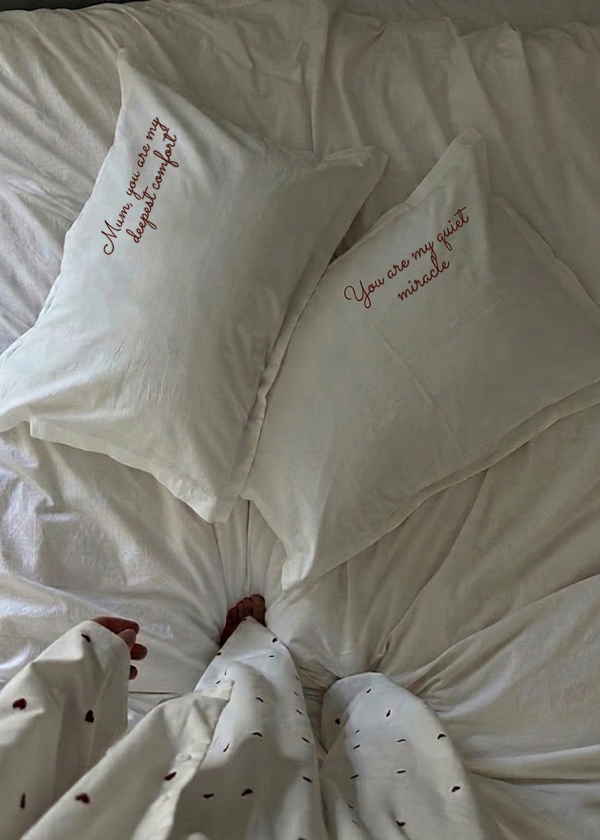Pillow Cover (Set of 2) | Customizable Message