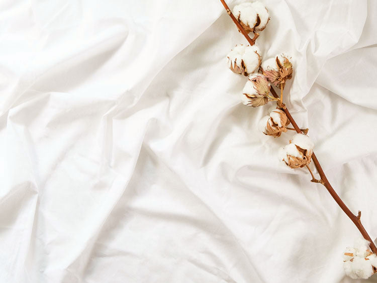 Premium natural cotton fabric used for luxury hotel bed linen