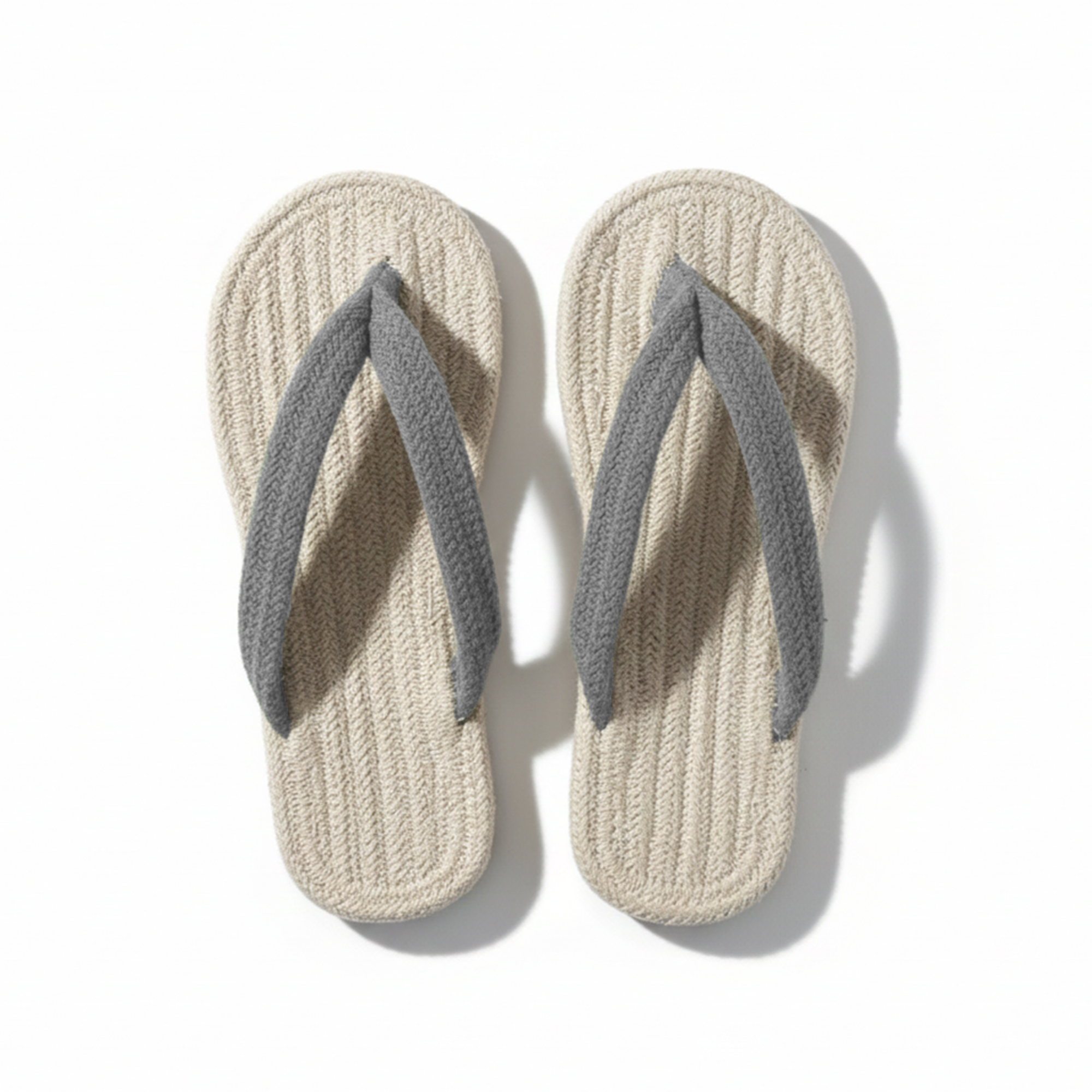 Sohum V Strap Cotton Braided Slippers