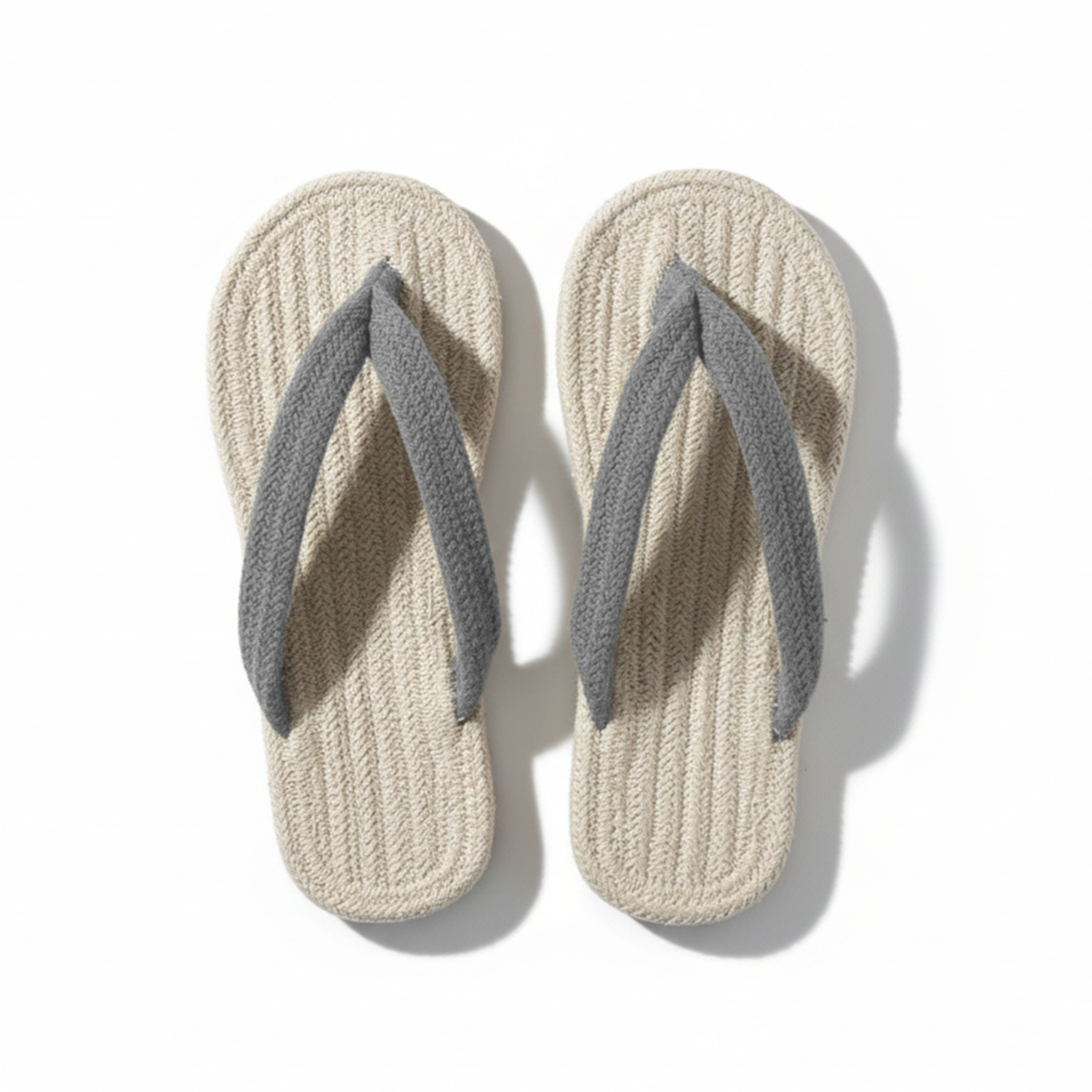 Sohum V Strap Cotton Braided Slippers