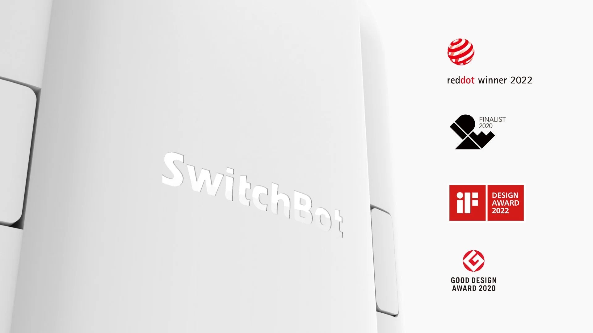 SwitchBot award winning smart home device with Red Dot and iF Design Awards