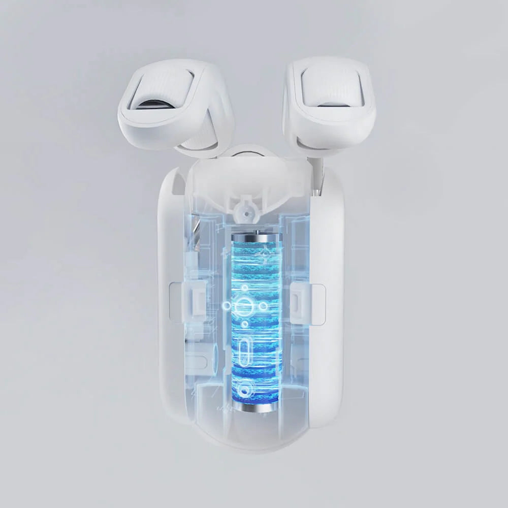 SwitchBot Curtain Rod 2 showing internal rechargeable battery system