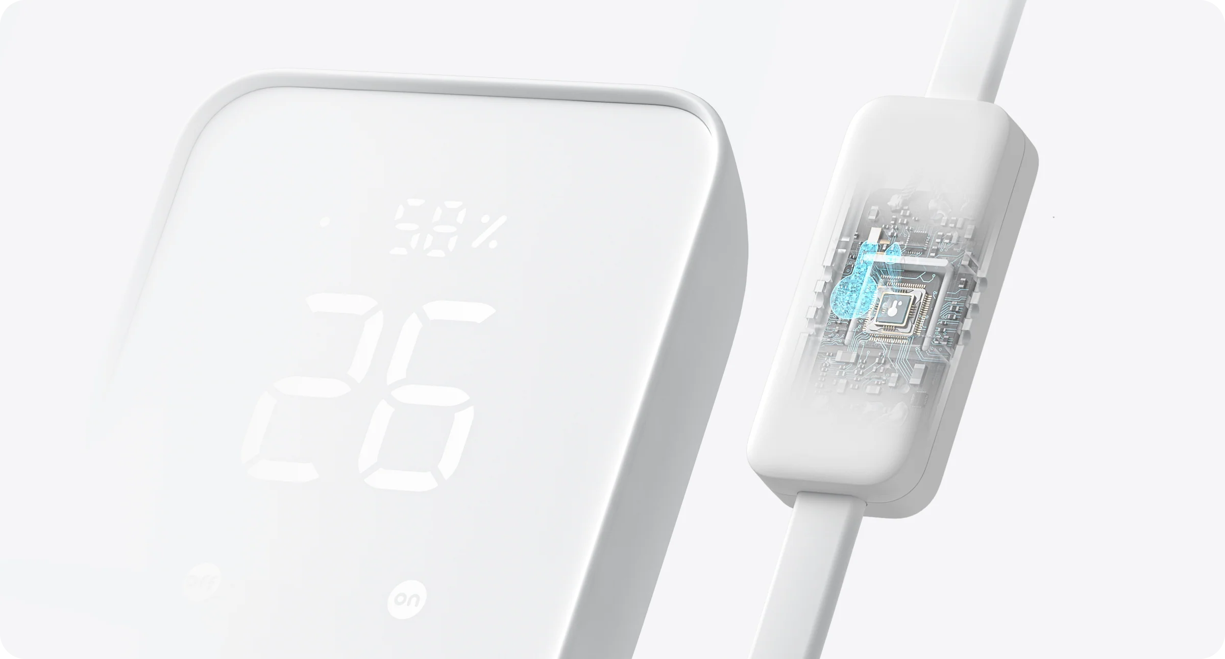 SwitchBot Hub 2 with built-in temperature and humidity sensor display