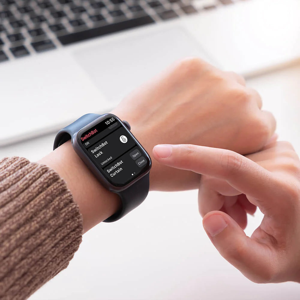 SwitchBot Lock unlocked using Apple Watch