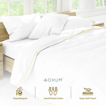 White Luxury Quilt Cover